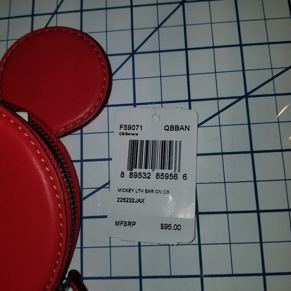 Coach "LE" Mickey Mouse Coin Case - Picture 13 of 14